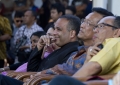 Mr. Zahur Zaidi - Indian Cultural Attache, Governor Of Yogyakarta Special Province - Sri Sultan HB X, and Mr. Herry Zudianto - the Mayor of Yogyakarta at the official opening of Biennale Jogja XI
