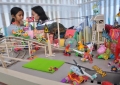display pameran metropolelightberry di parallel event Biennale Jogja XI