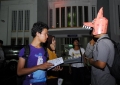 Kring Eeea Bagi bagi komik di parallel event Biennale Jogja XI