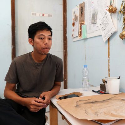Artist Studio Visit Yosep Arizal